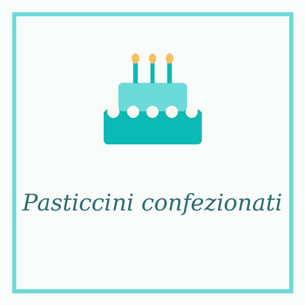 pasticcini confezionati